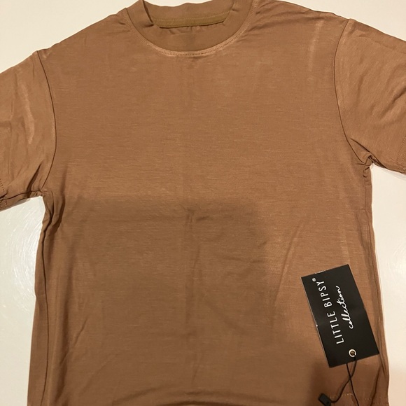 SOLD-New w tags Little Bipsy bamboo oversized tee - Picture 3 of 3